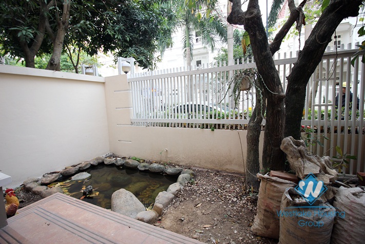 A house for rent in Ciputra T block, Tay Ho ward, Ha Noi